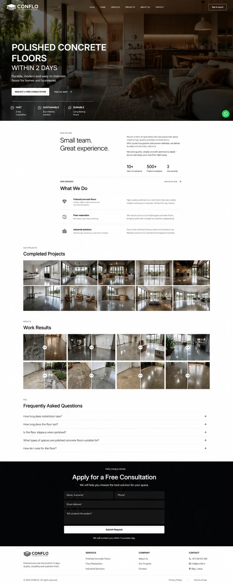 Construction website
