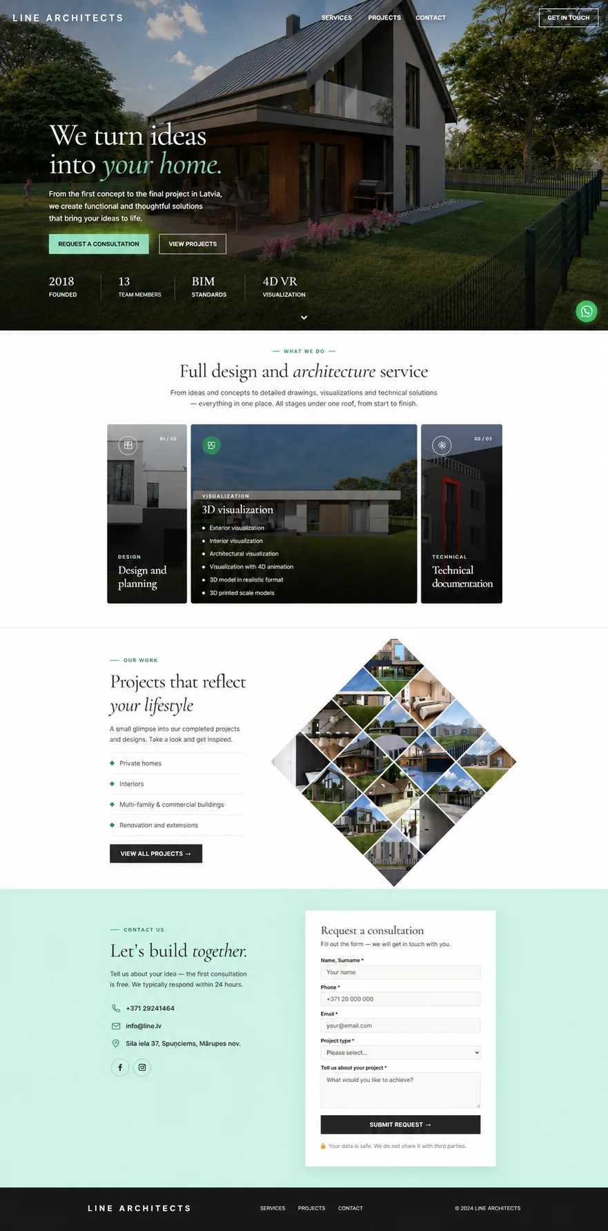 Architecture business website